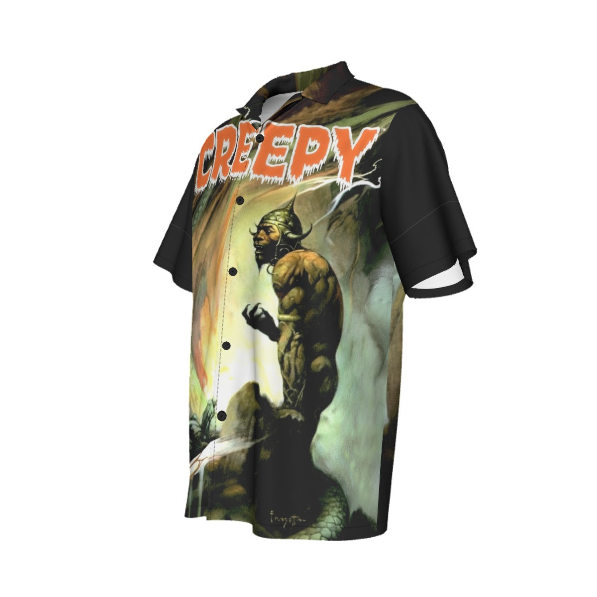 CREEPY 27 ALL OVER PRINT SHIRT AND TANK TOP - FRANK FRAZETTA