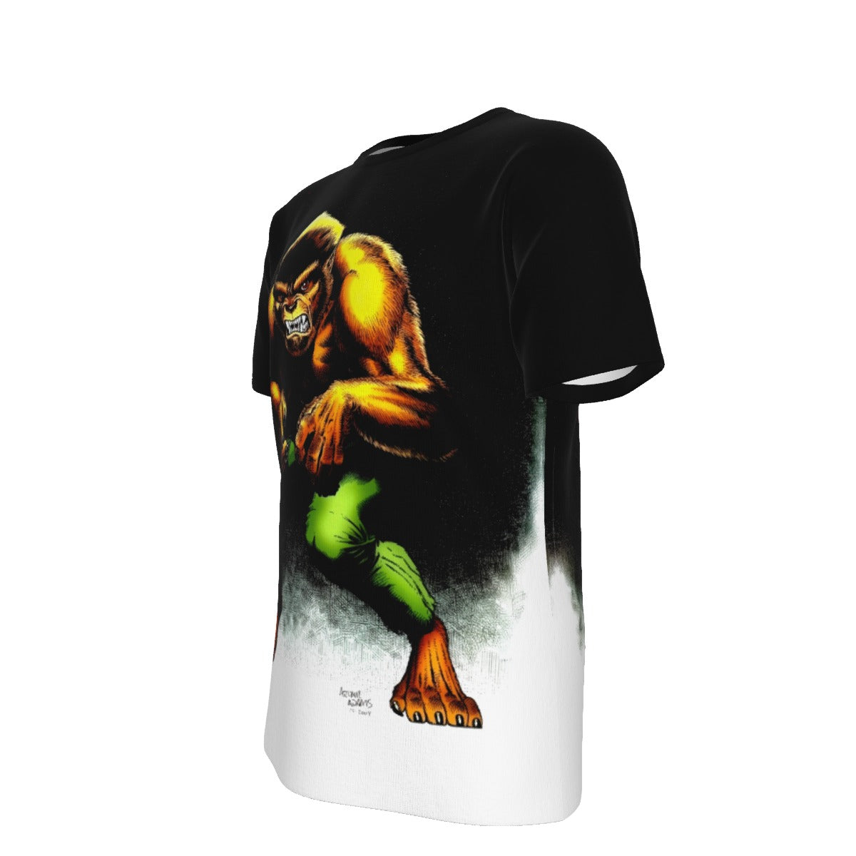 WEREWOLF BY NIGHT PINUP ALL OVER PRINT SHIRT AND TANK TOP -ARTHUR ADAMS ART