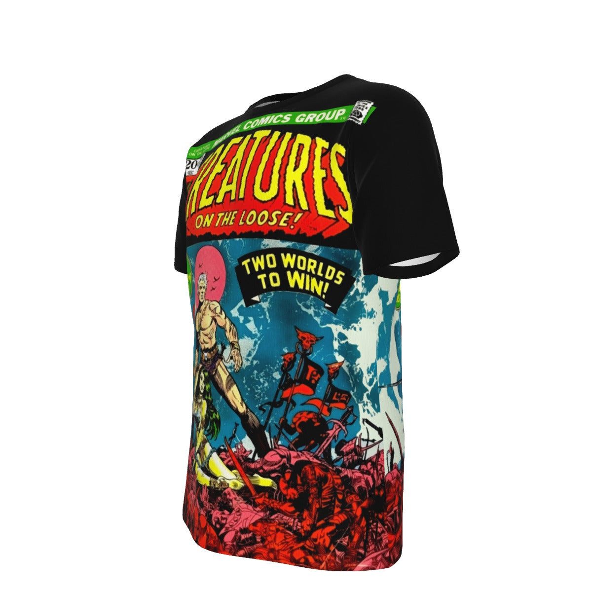 CREATURES ON THE LOOSE 21 ALL OVER PRINT SHIRT AND TANK TOP- STERANKO ART