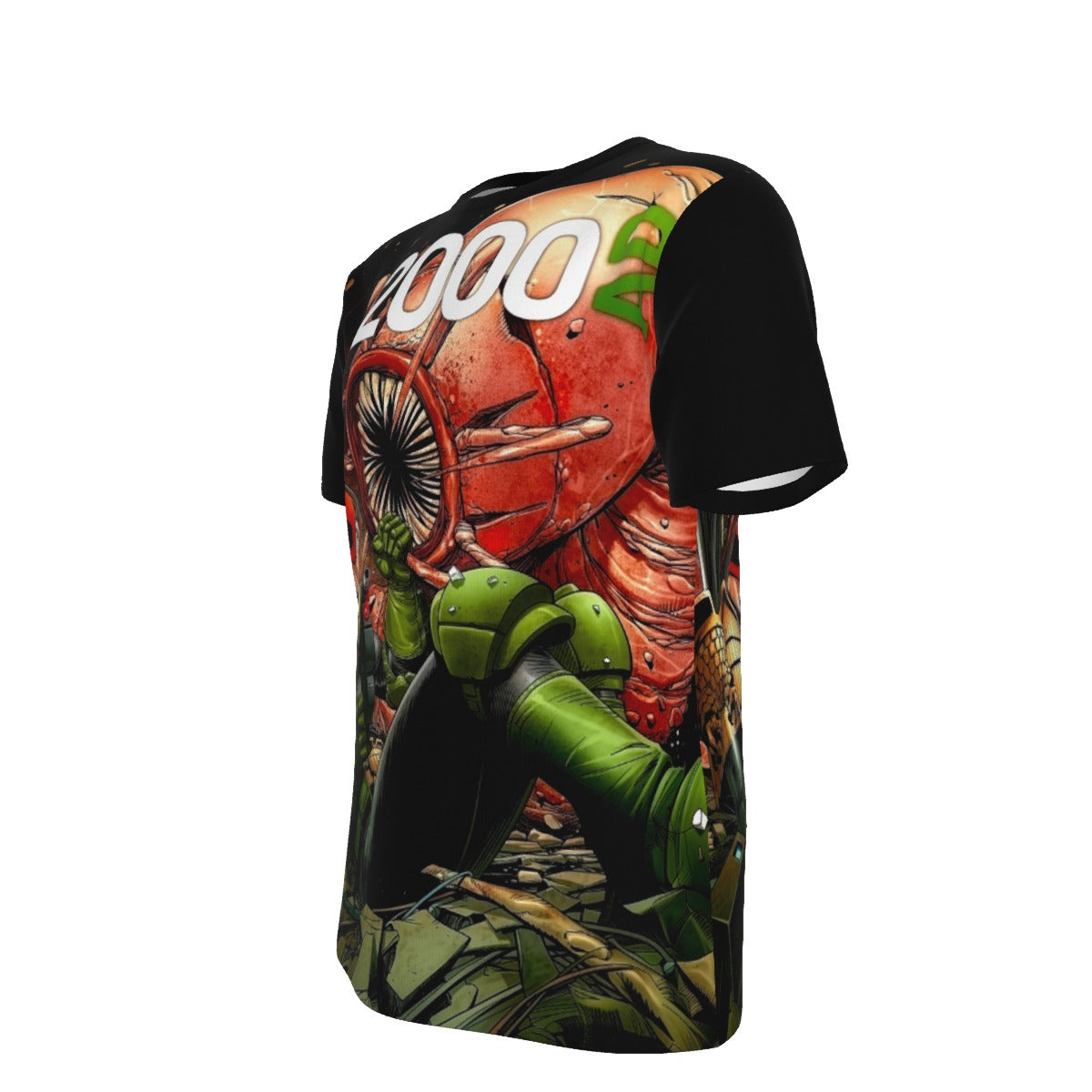 JUDGE DREDD 2000AD  1872 ALL OVER PRINT SHIRT AND TANK TOP
