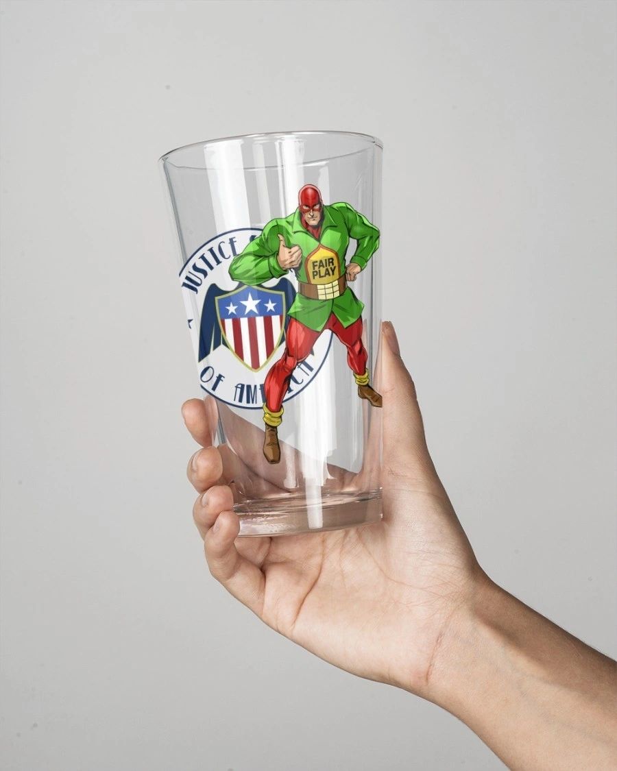 MISTER TERRIFIC READY Pint Glass (with Free Shipping)