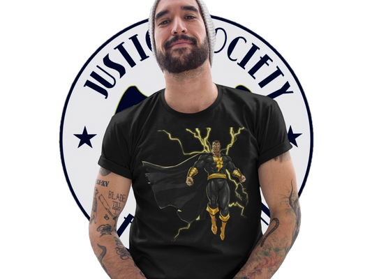 BLACK ADAM READY JSA Shirt