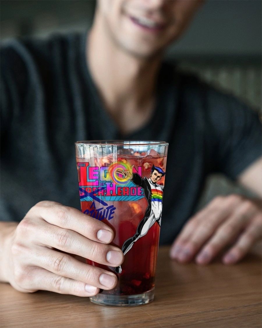 COLOR KID OF THE LEGION OF SUBSTITUTE HEROES Pint Glass (with Free Shipping)