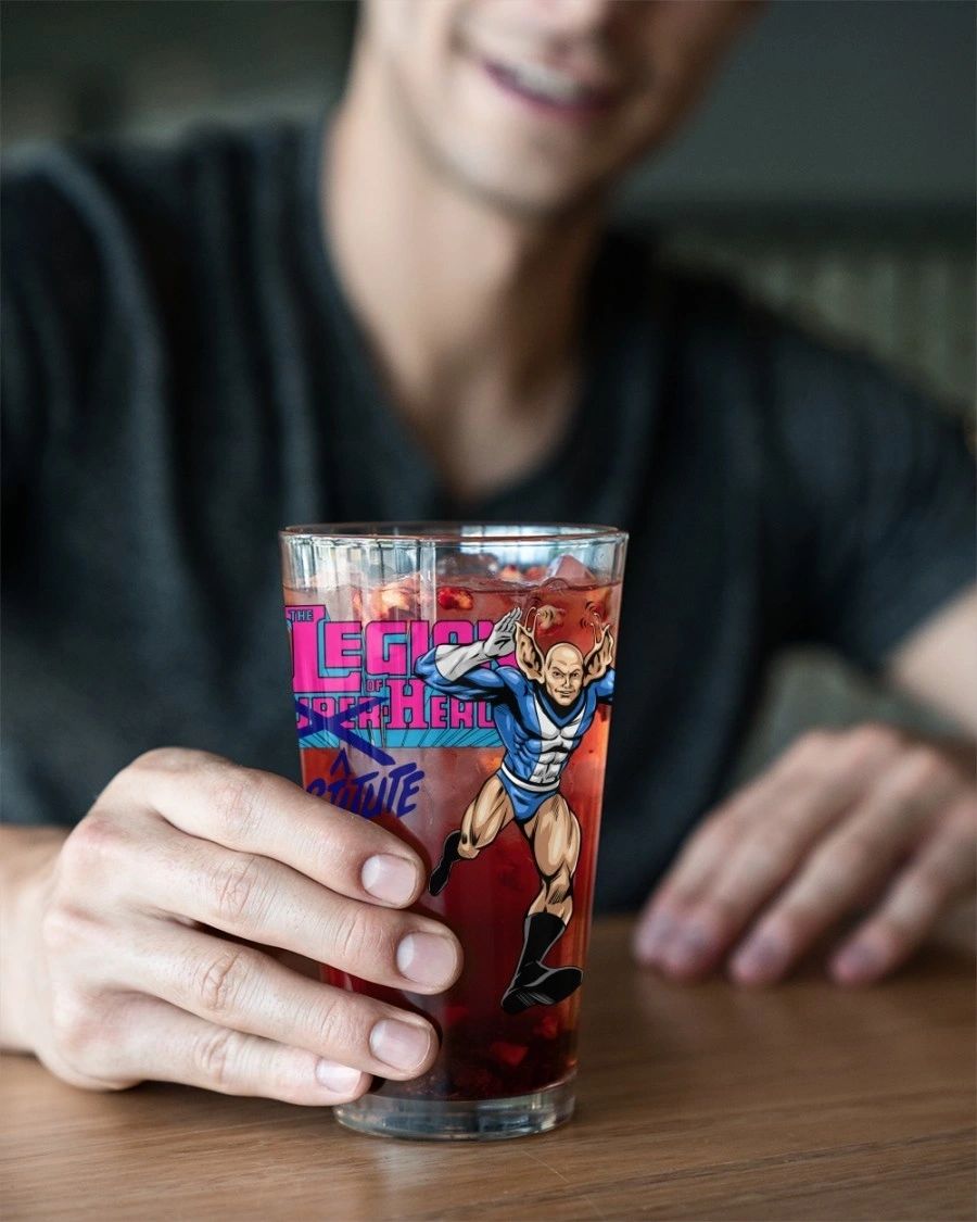 ANTENAE BOY OF THE LEGION OF SUBSTITUTE HEROES Pint Glass (with Free Shipping)