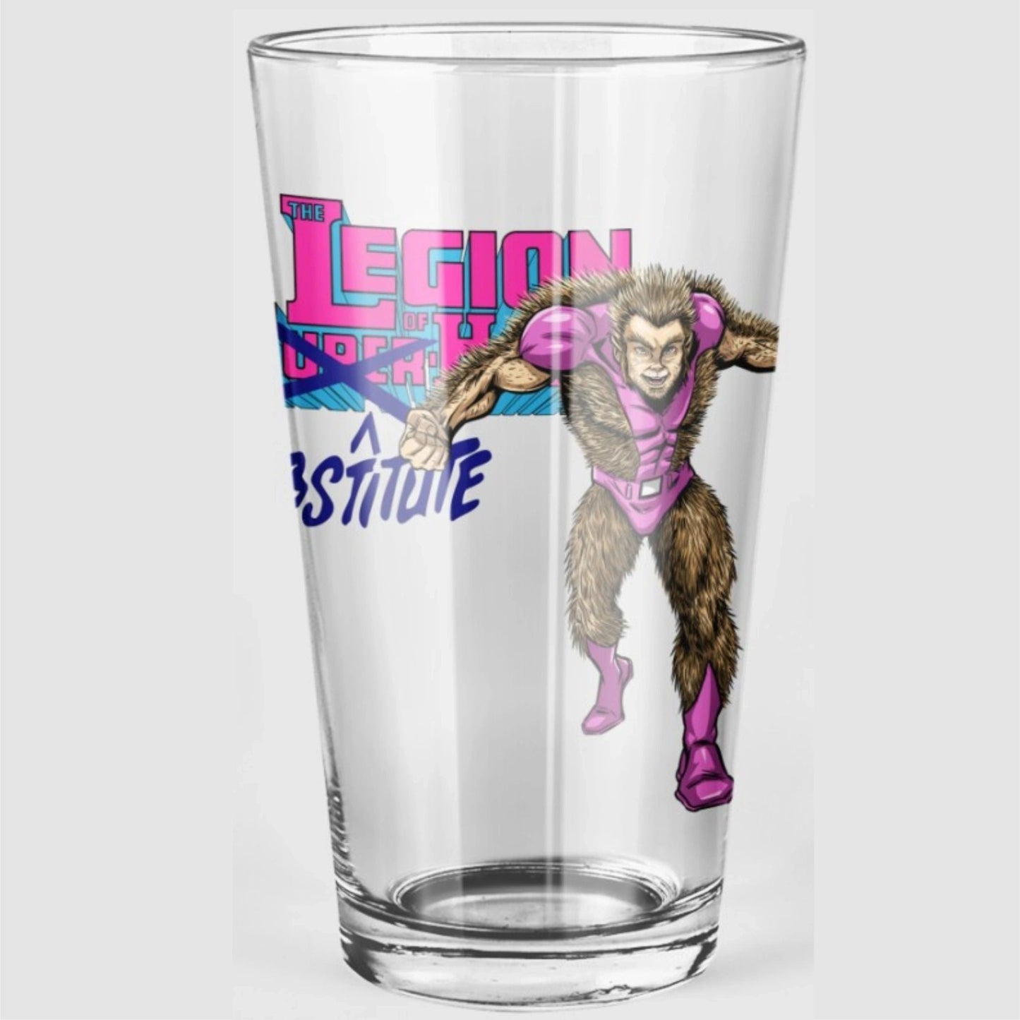 PORCUPINE PETE OF THE LEGION OF SUBSTITUTE HEROES Pint Glass (with Free Shipping)