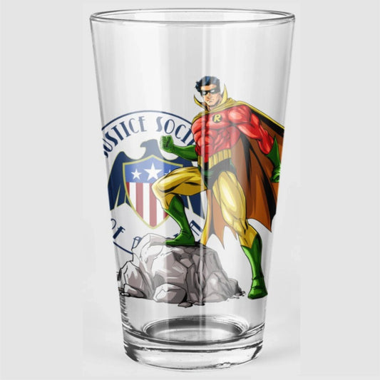 EARTH 2 ROBIN READY Pint Glass (with Free Shipping)