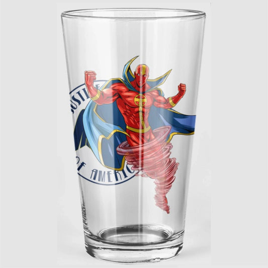 RED TORNADO READY Pint Glass (with Free Shipping)