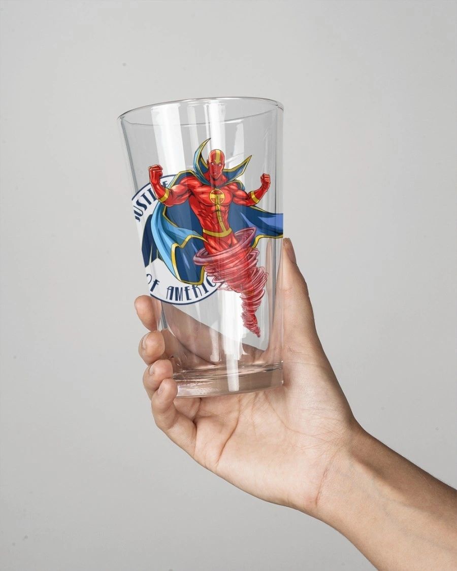 RED TORNADO READY Pint Glass (with Free Shipping)