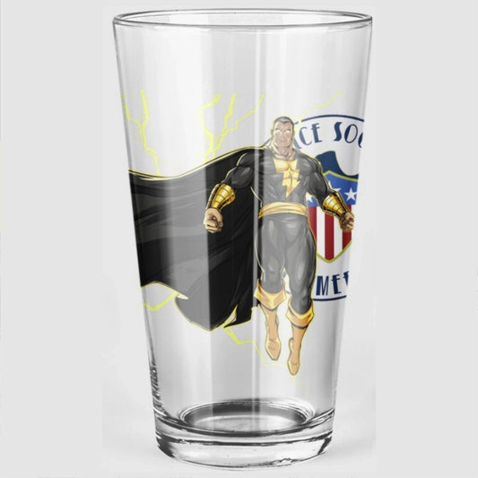 BLACK ADAM READY Pint Glass (with Free Shipping)