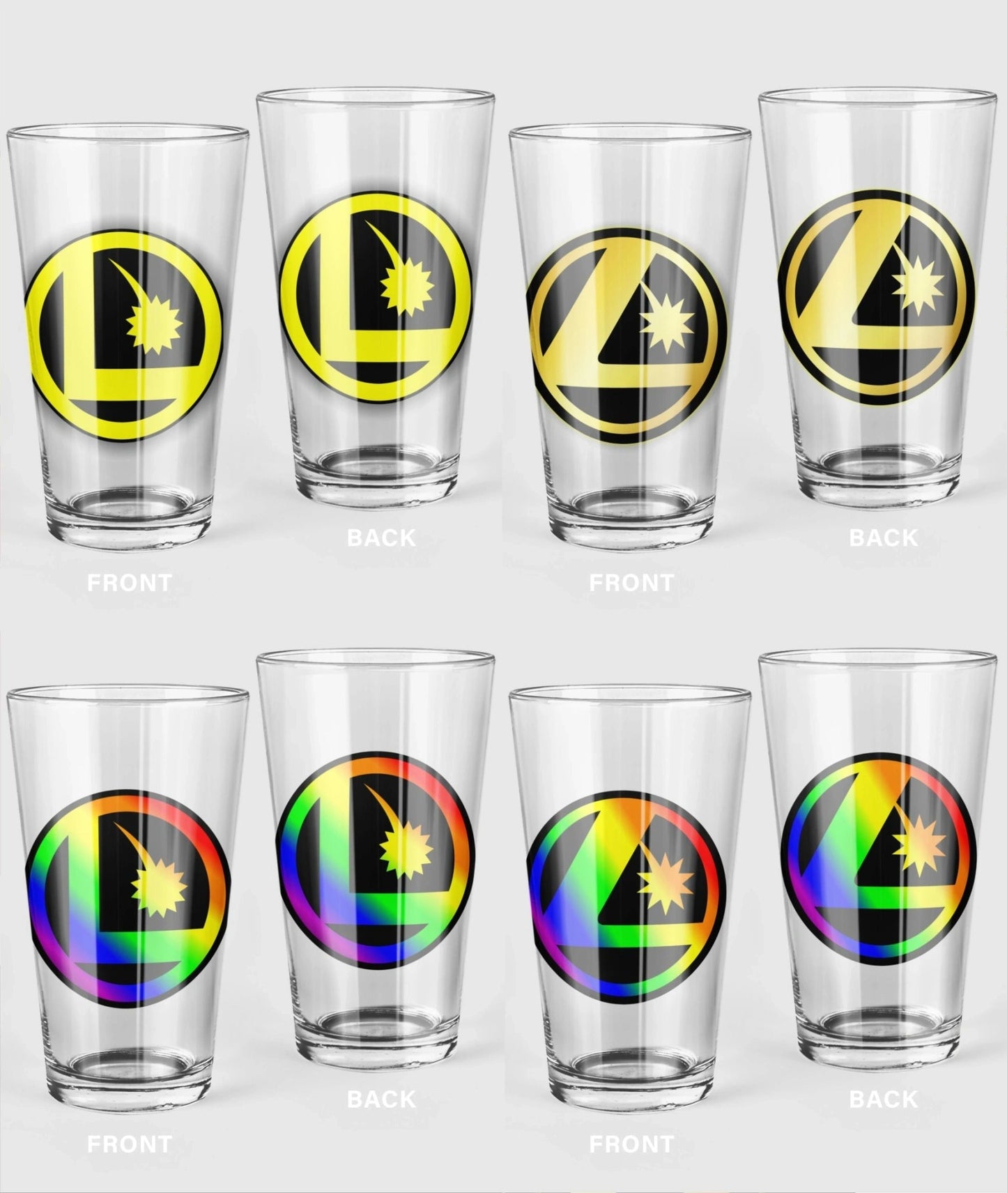 LEGION L LOGO Pint Glass (with Free Shipping)