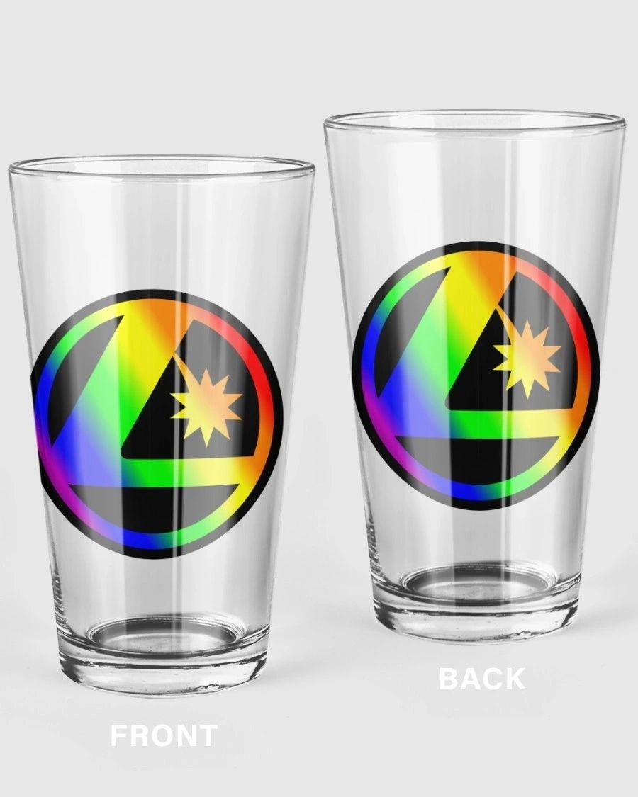 LEGION L LOGO Pint Glass (with Free Shipping)