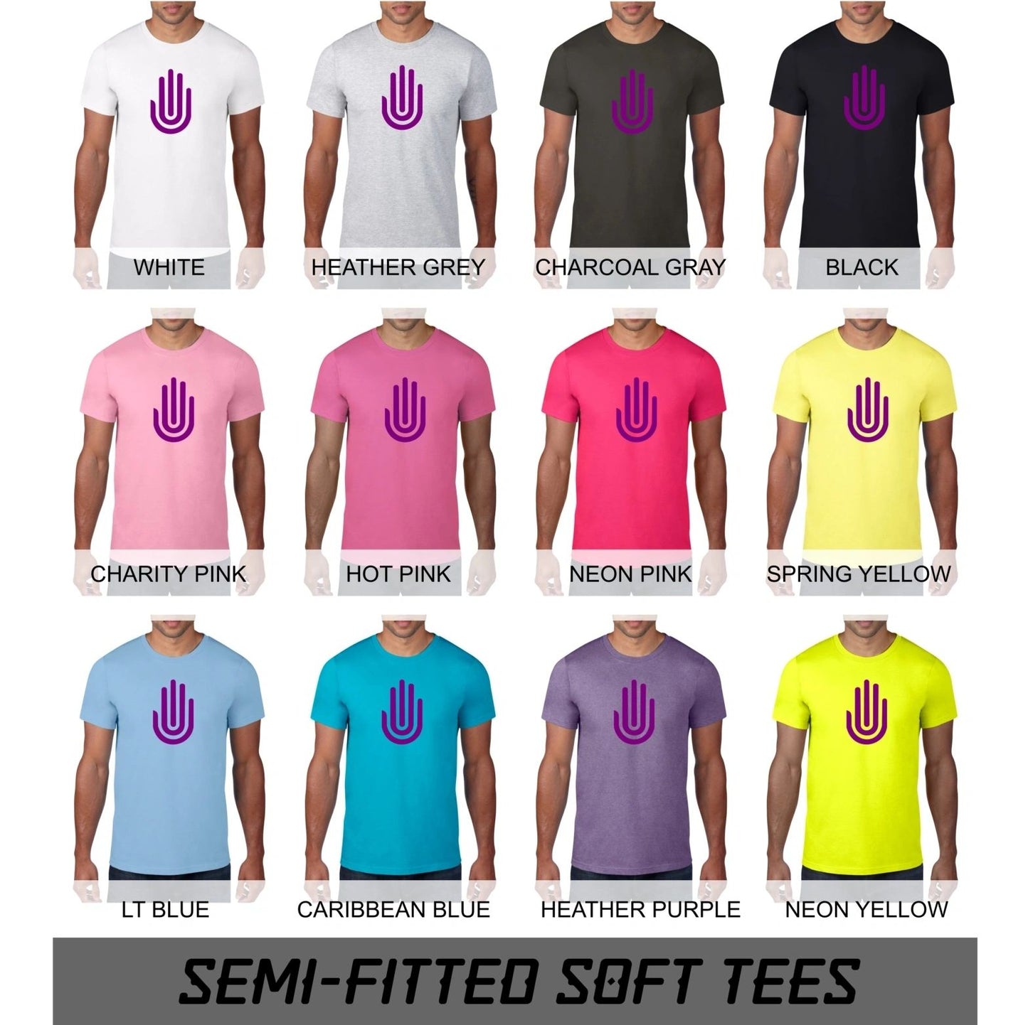 PURPLE HAND PRINT shirt