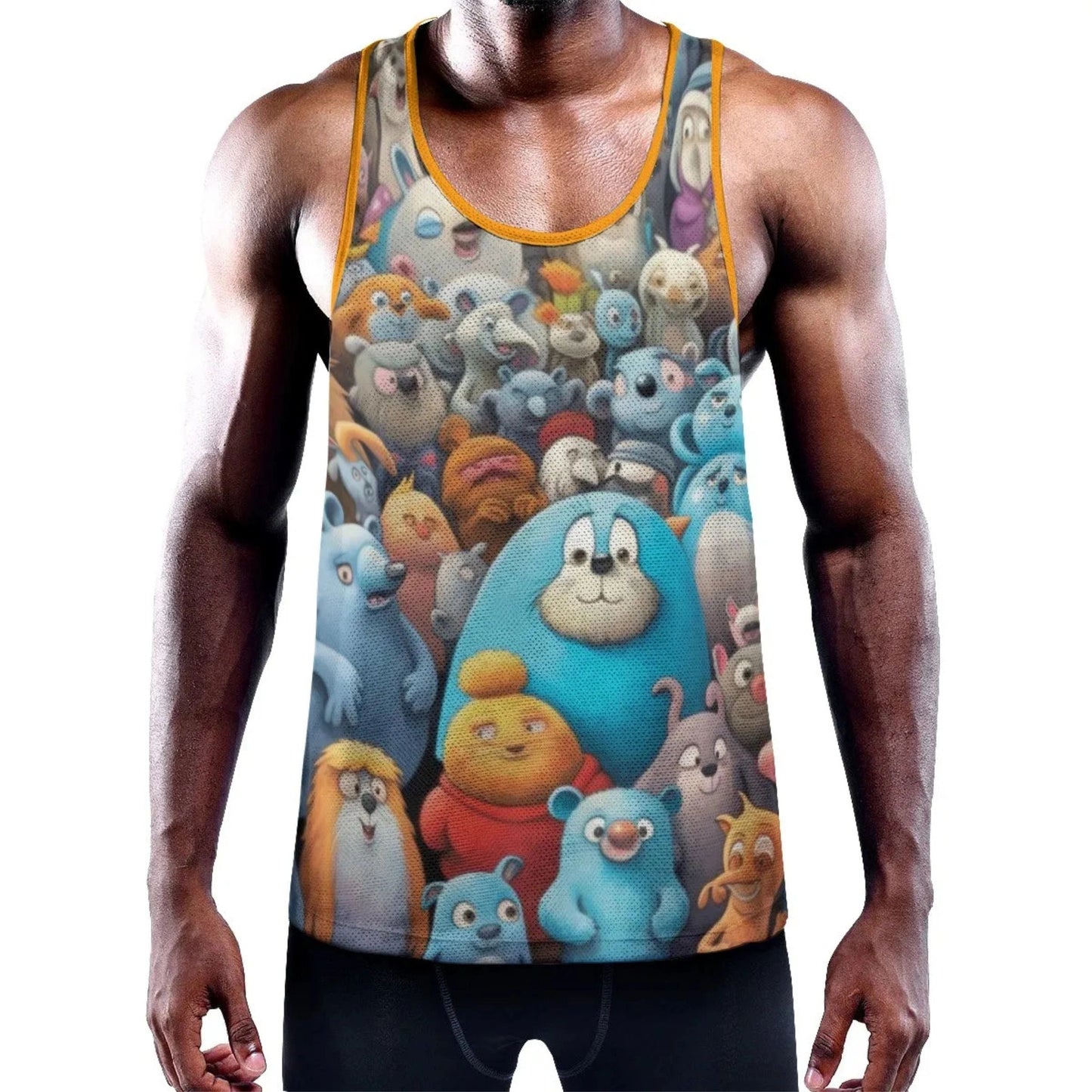 ALIEN BEARS ALL-OVER PRINT SHIRT and tank