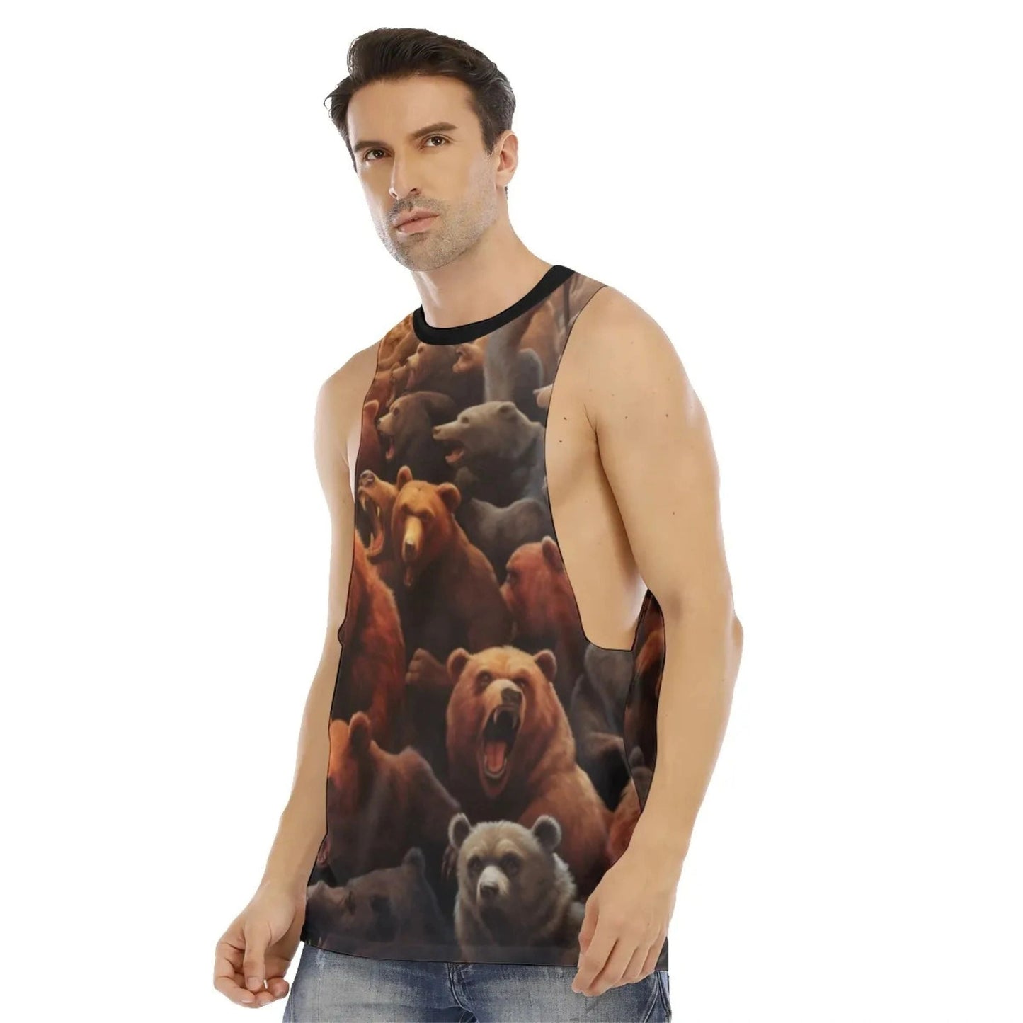WILD BEARS ALL-OVER PRINT SHIRT and tank