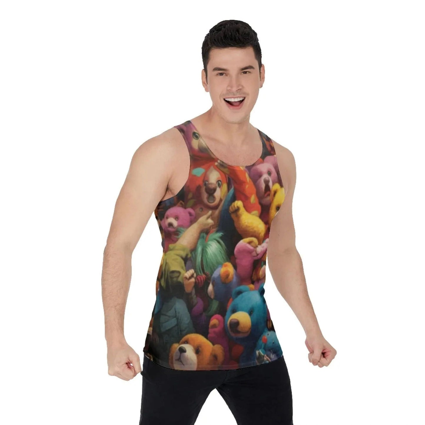 TEDDY BEAR PARTY ALL-OVER PRINT SHIRT and tank