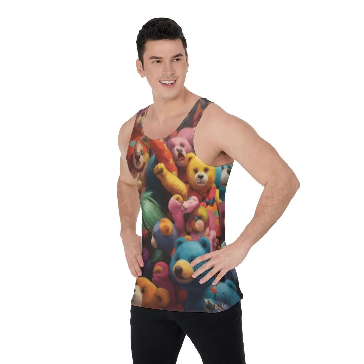 TEDDY BEAR PARTY ALL-OVER PRINT SHIRT and tank