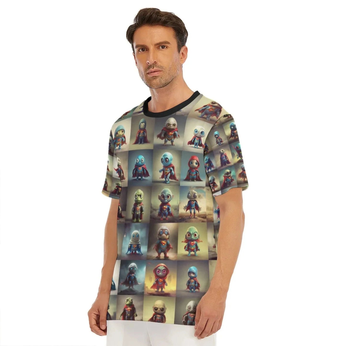 ALIEN BABY SUPERMEN ALL-OVER PRINT SHIRT and tank