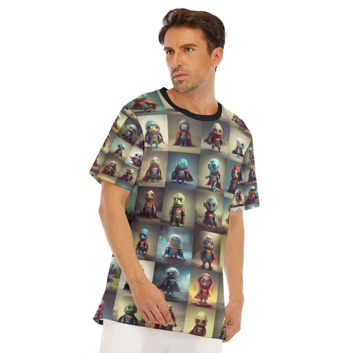 ALIEN BABY SUPERMEN ALL-OVER PRINT SHIRT and tank