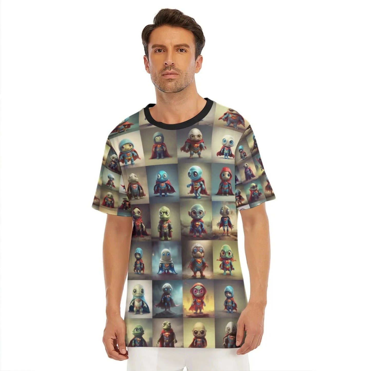 ALIEN BABY SUPERMEN ALL-OVER PRINT SHIRT and tank
