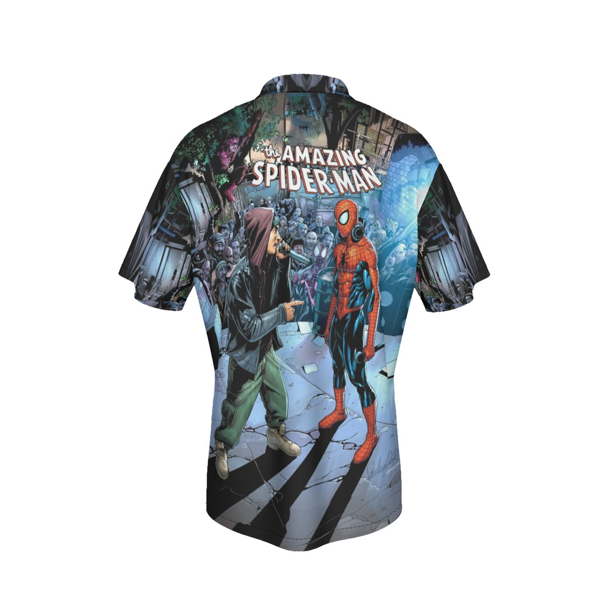AMAZING SPIDERMAN 1 OVER PRINT SHIRT AND TANK TOP - EMINEM