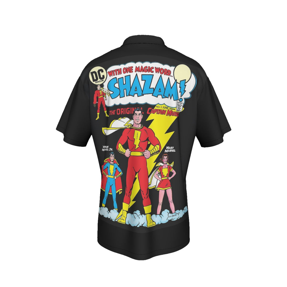 SHAZAM 3 UP ALL OVER PRINT SHIRT AND TANK TOP