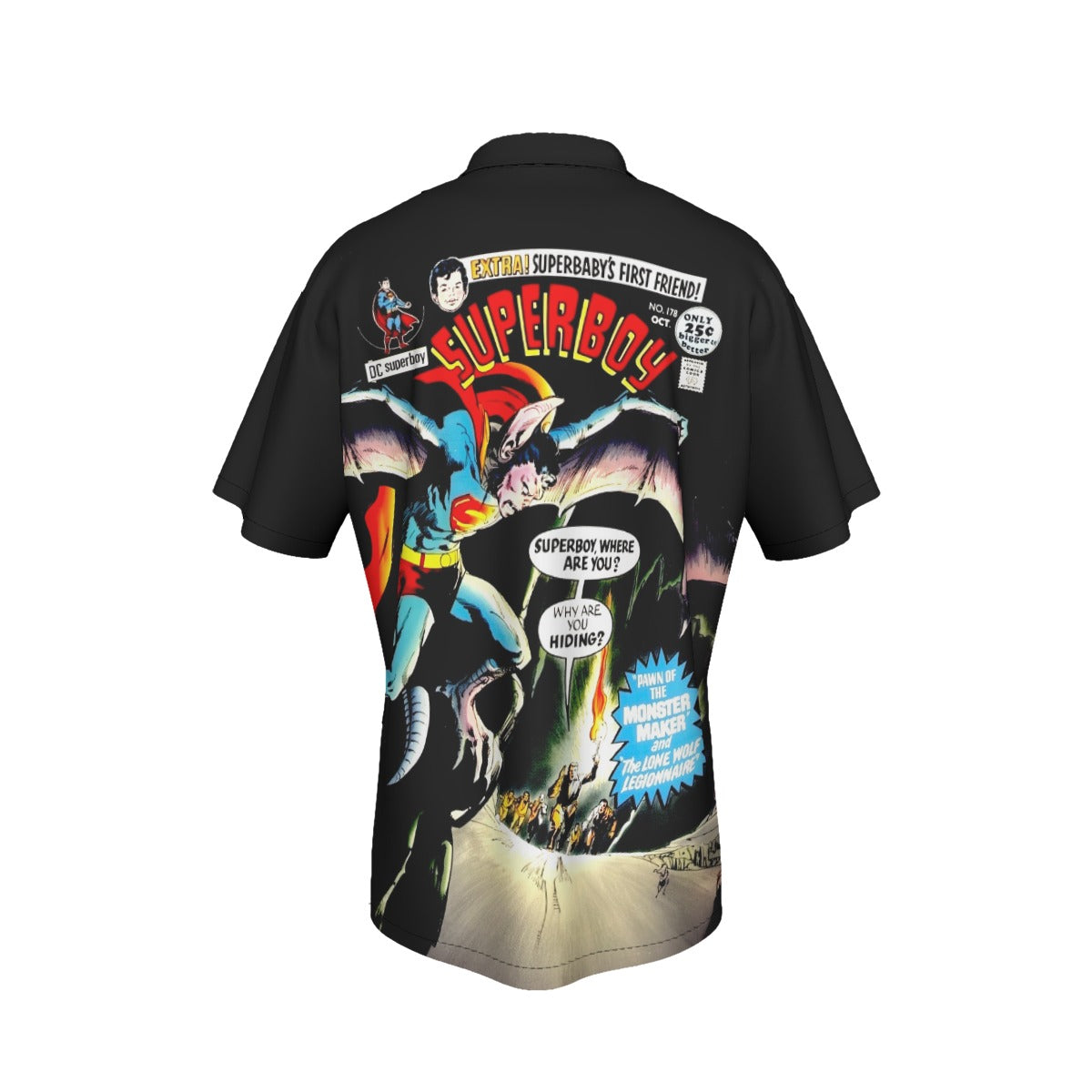 SUPERBOY 178 OVER PRINT SHIRT AND TANK TOP - NEAL ADAMS ART