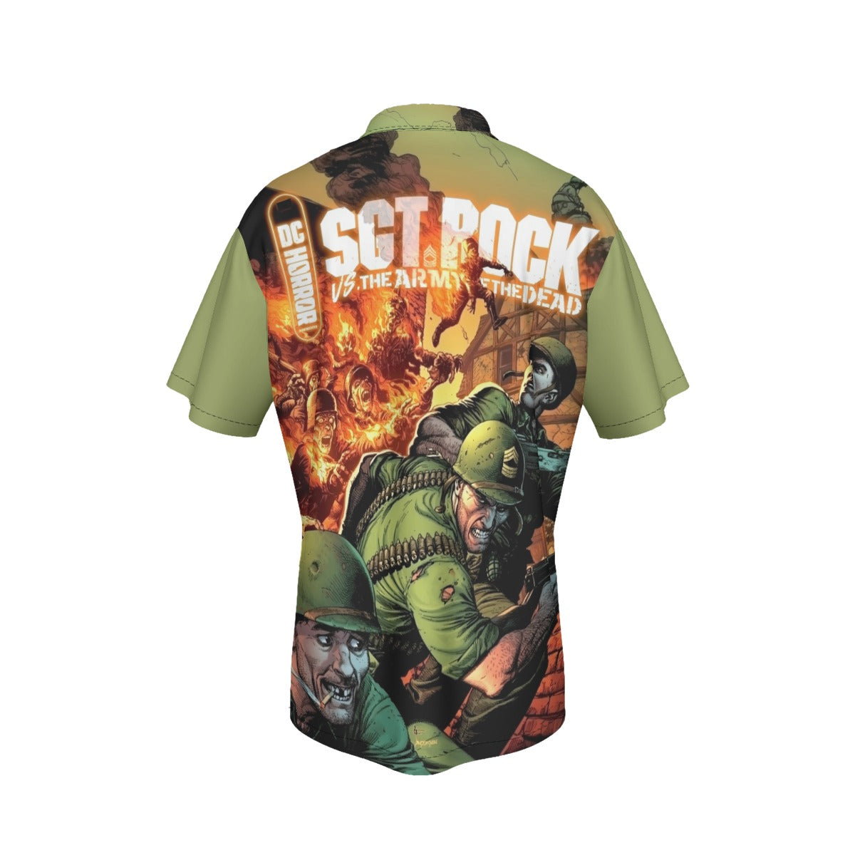 SGT ROCK VS ARMY OF THE DEAD ALL OVER PRINT SHIRT AND TANK TOP