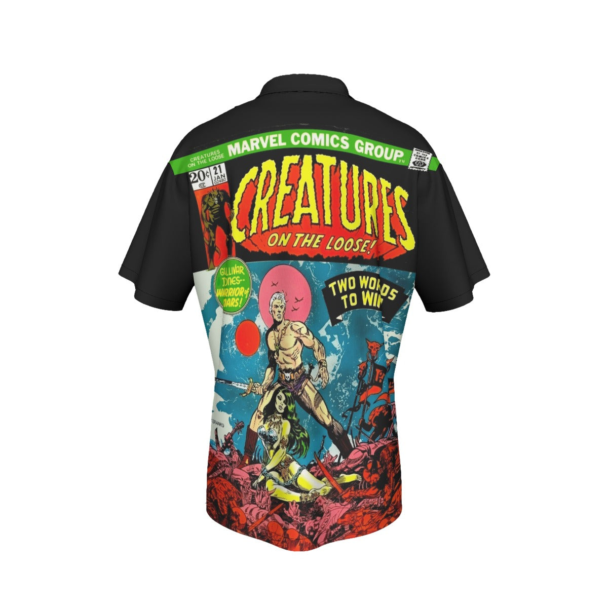 CREATURES ON THE LOOSE 21 ALL OVER PRINT SHIRT AND TANK TOP- STERANKO ART