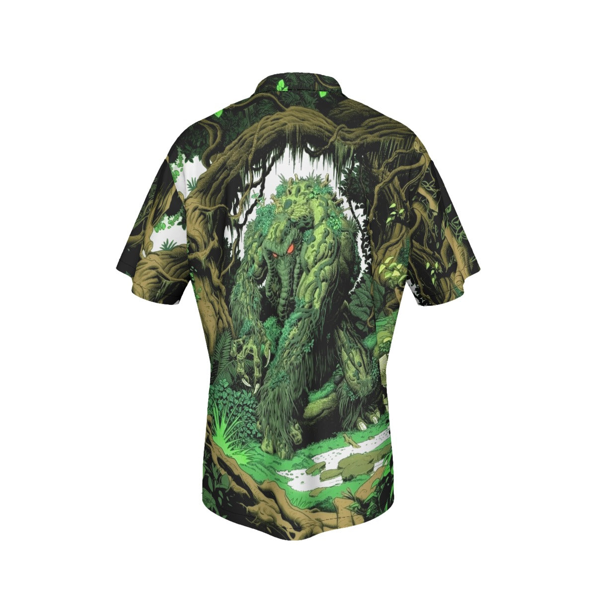 SWAMP THING PINUP ALL OVER PRINT SHIRT AND TANK TOP - ATHUR ADAMS ART