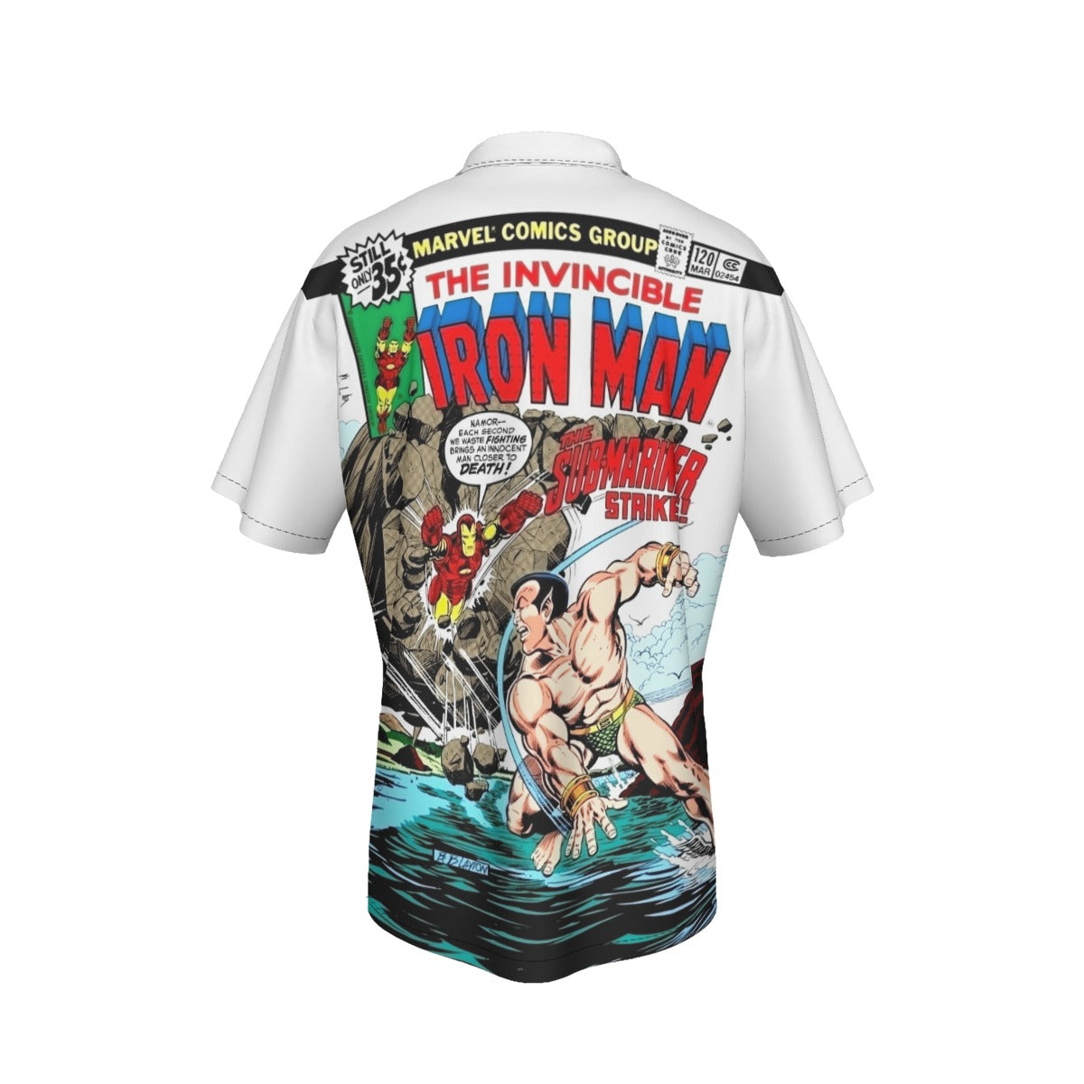 IRON MAN 120 ALL OVER PRINT SHIRT AND TANK TOP - BOB LAYTON ART