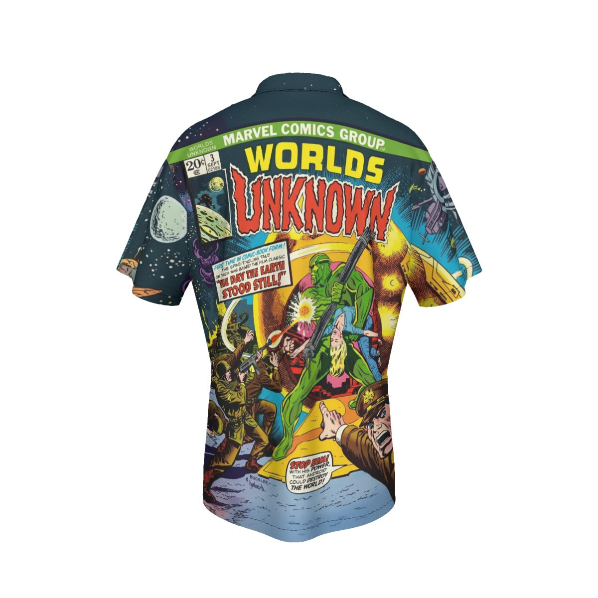 WORLDS UNKNOWN All Over Print Shirt & Tank Top - BUCKLER ART