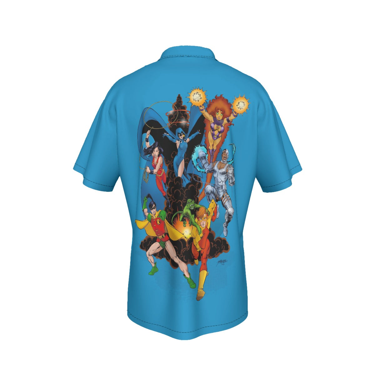 NEW TEEN TITANS PIN UP All Over Print Shirt & Tank Top-GEORGE PEREZ ART