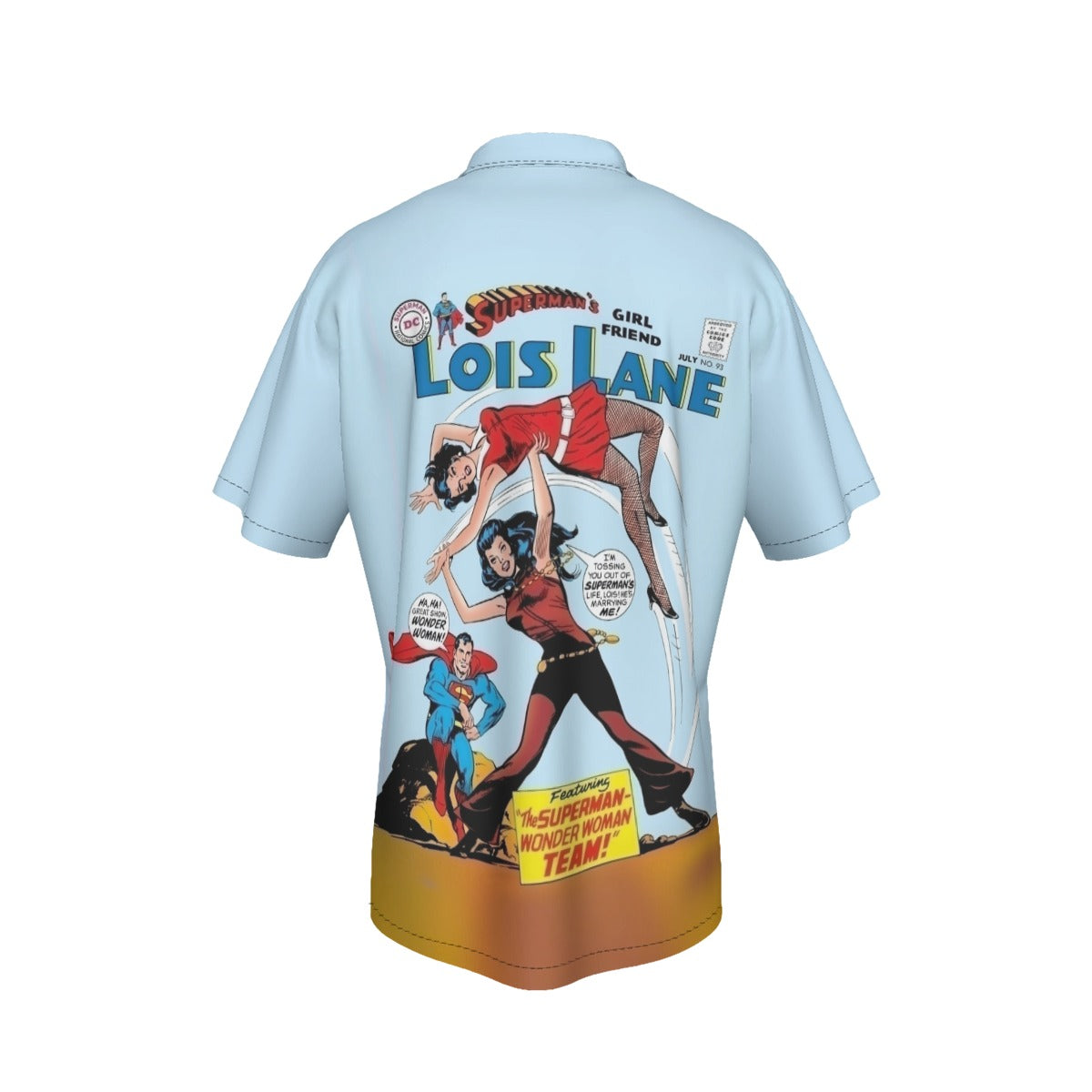 LOIS LANE 73 All Over Print Shirt & Tank Top with WONDER WOMAN AND SUPERMAN