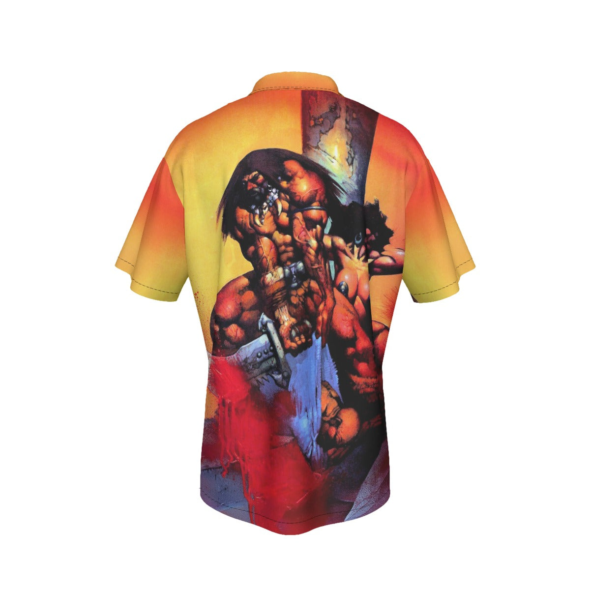 CONAN PIN UP OVER PRINT SHIRT AND TANK TOP - BISLEY ART