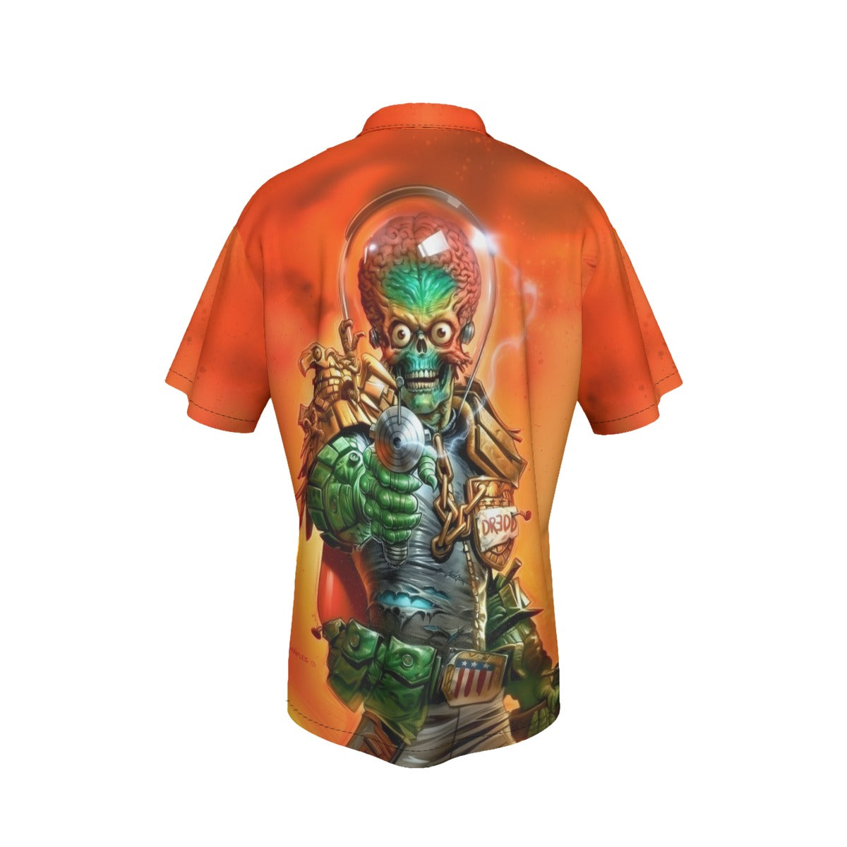 MARS ATTACK JUDGE DREDD 2 ALL OVER PRINT SHIRT AND TANK TOP