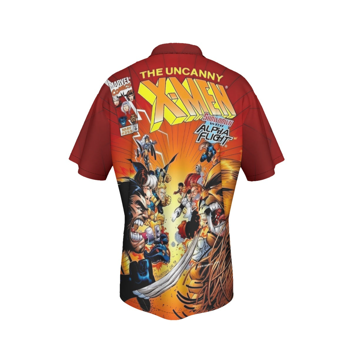 XMEN 355 ALL OVER PRINT SHIRT AND TANK TOP - ALPHA FLIGHT