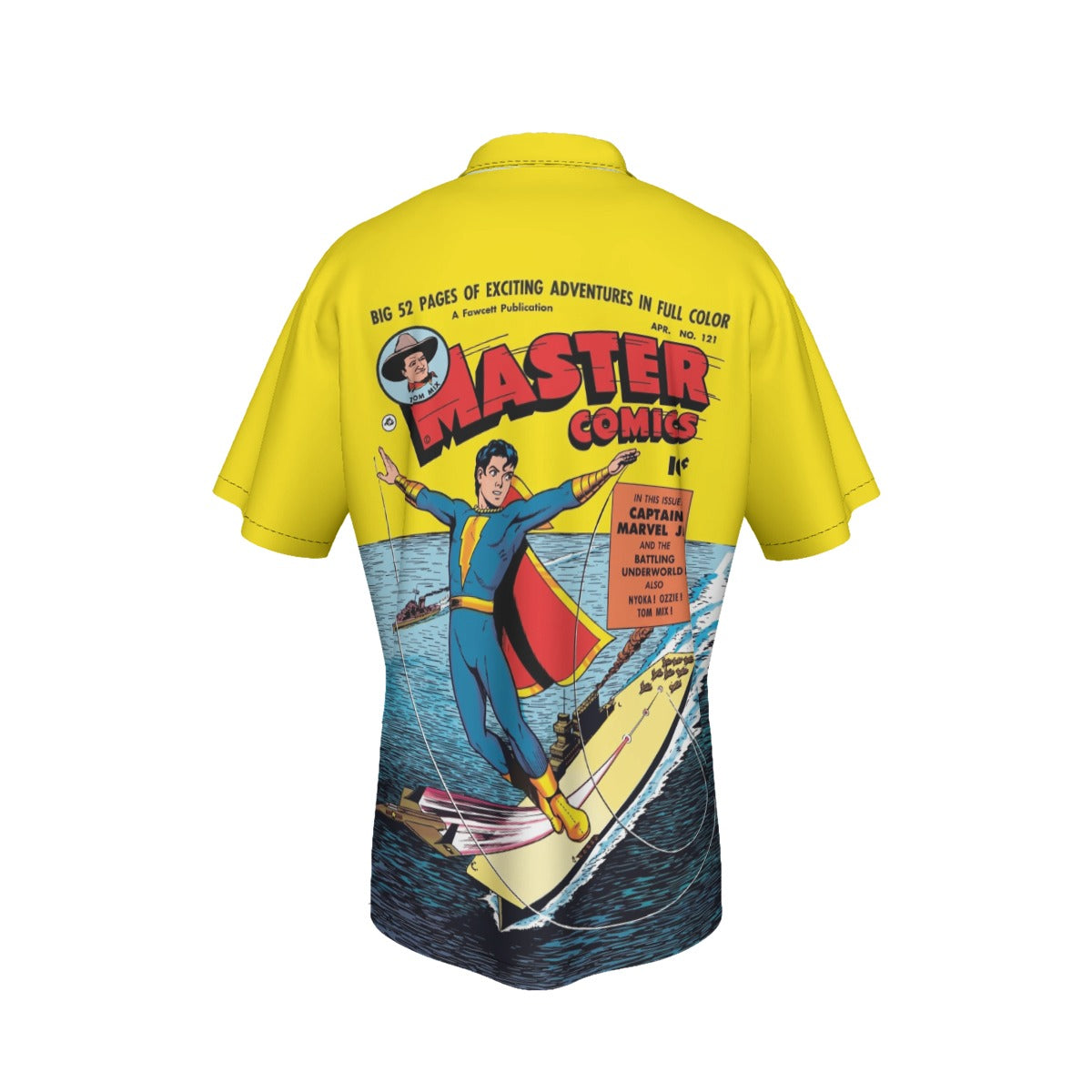 MASTER COMICS 121 All Over Print Shirt & Tank Top - CAPTAIN MARVEL JR
