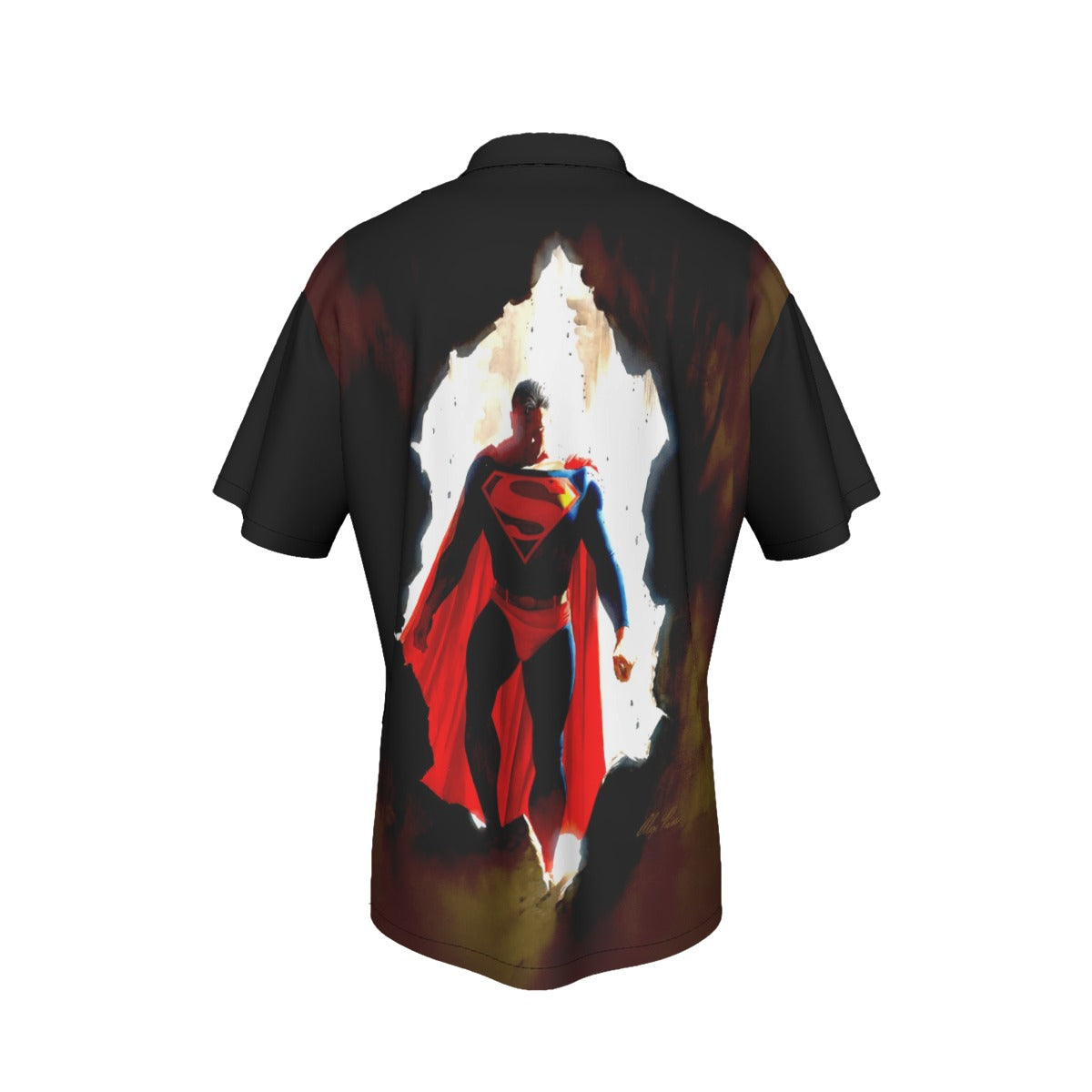 SUPERMAN THRU THE WALL All Over Print Shirt & Tank Top - ALEX ROSS ART
