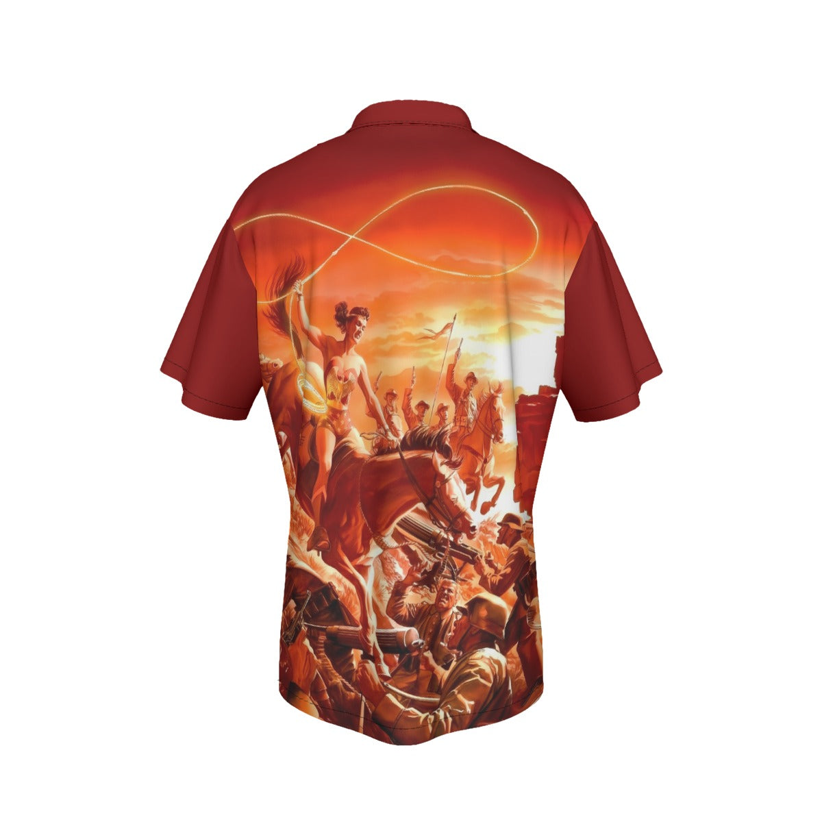 WONDER WOMAN 750 RIDING ALL OVER PRINT SHIRT AND TANK TOP - ALEX ROSS ART