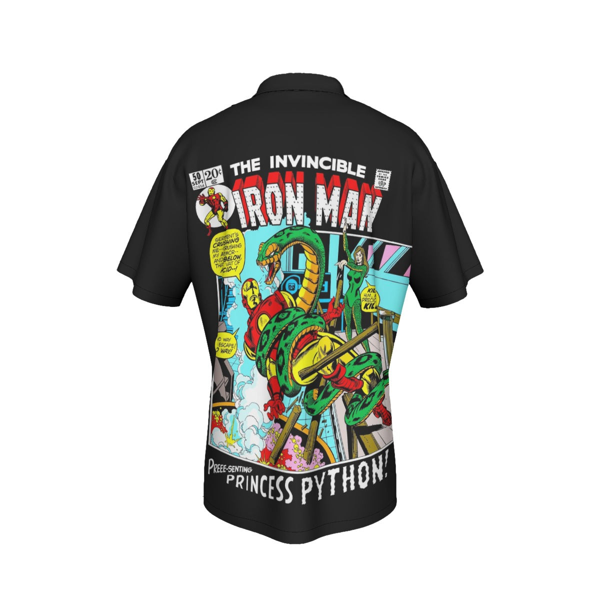 IRON MAN 50 ALL OVER PRINT SHIRT AND TANK TOP