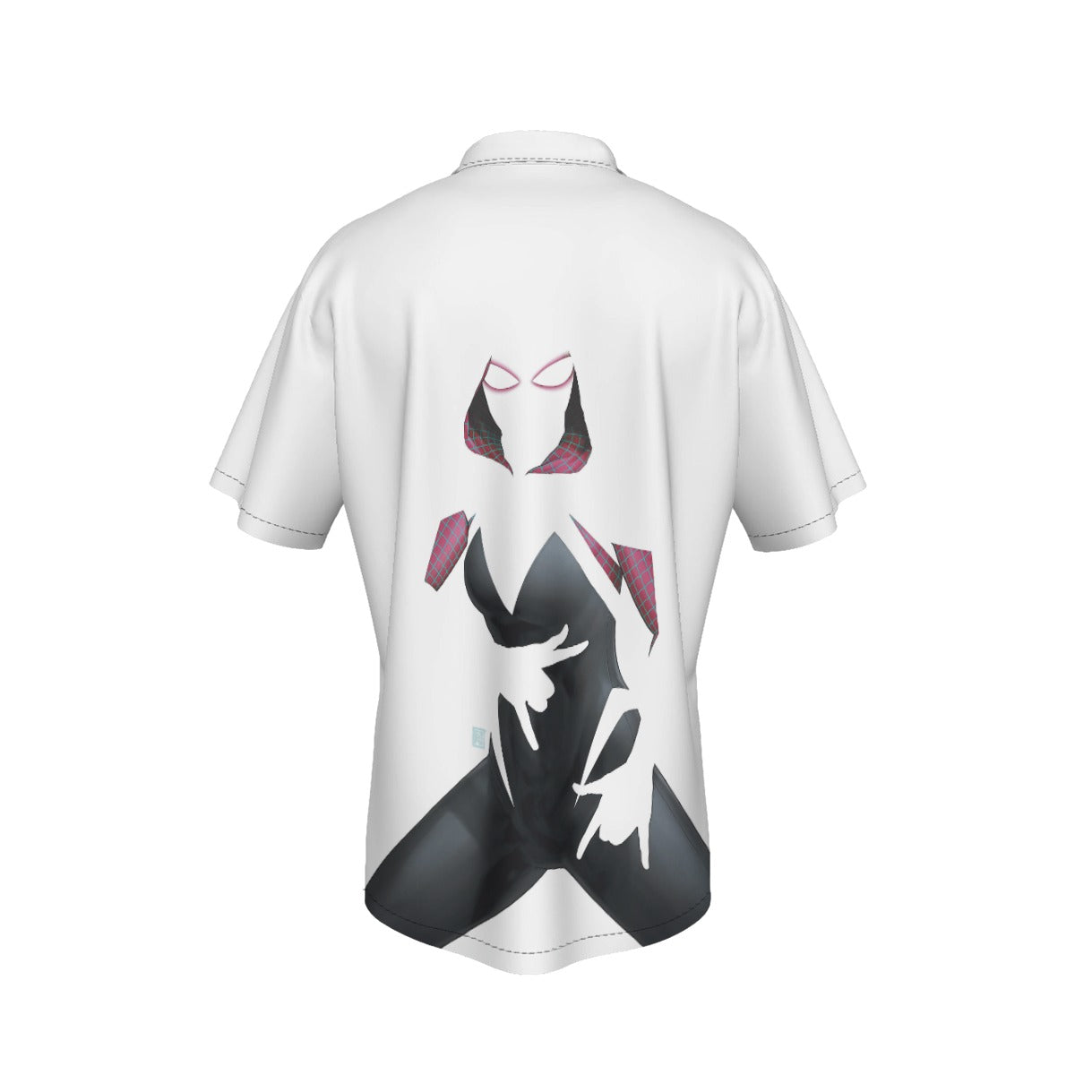 SPIDER GWEN NEGATIVE SPACE ALL OVER PRINT SHIRT AND TANK