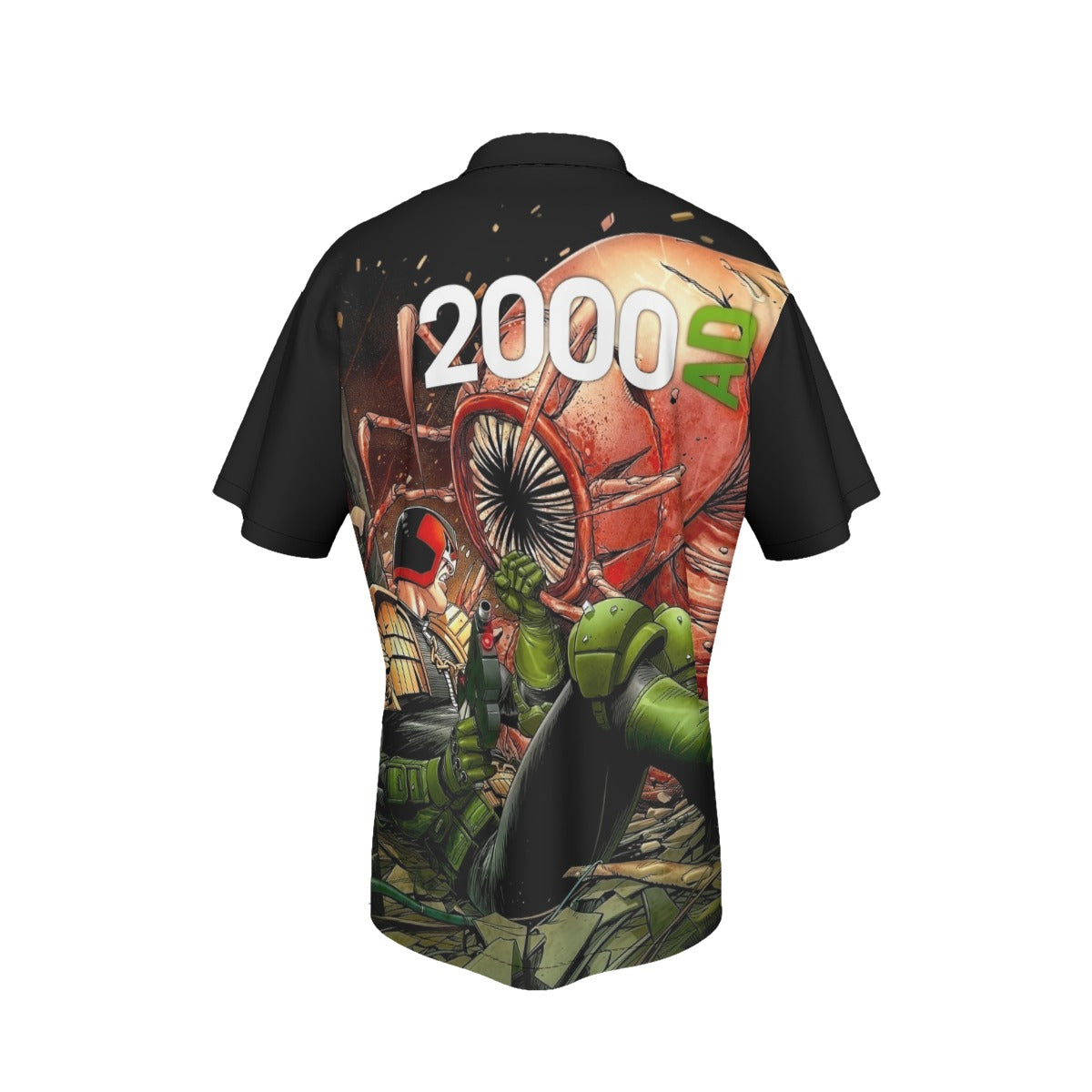 JUDGE DREDD 2000AD  1872 ALL OVER PRINT SHIRT AND TANK TOP