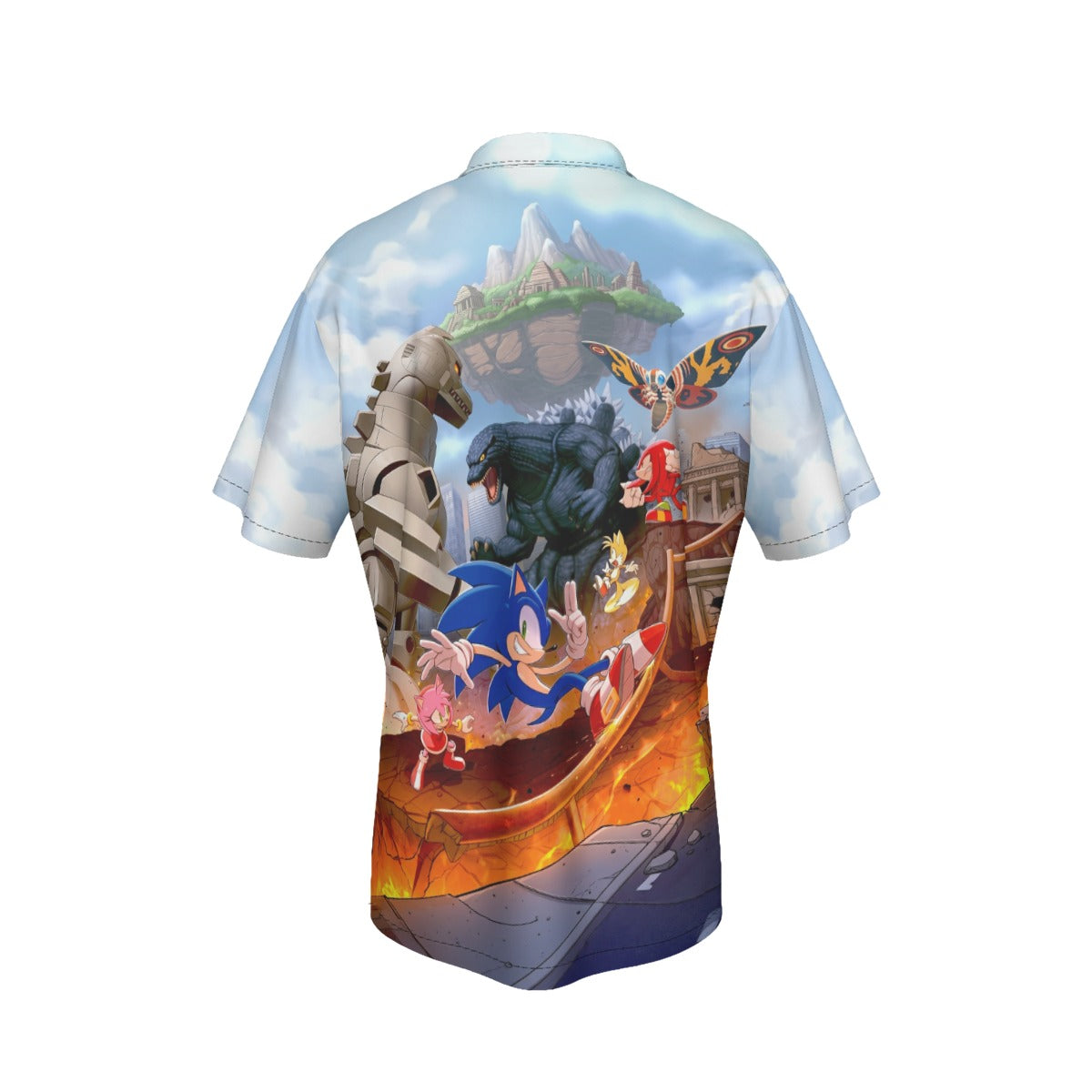 SONIC VS GODZILLA All Over Print Shirt & Tank Top
