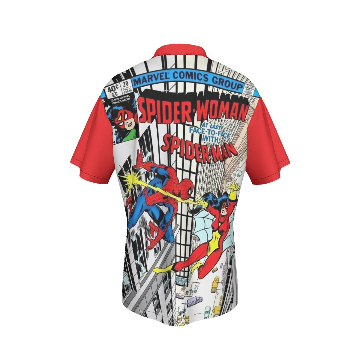 SPIDERWOMAN 20 ALL OVER PRINT SHIRT AND TANK TOP- SPIDERMAN