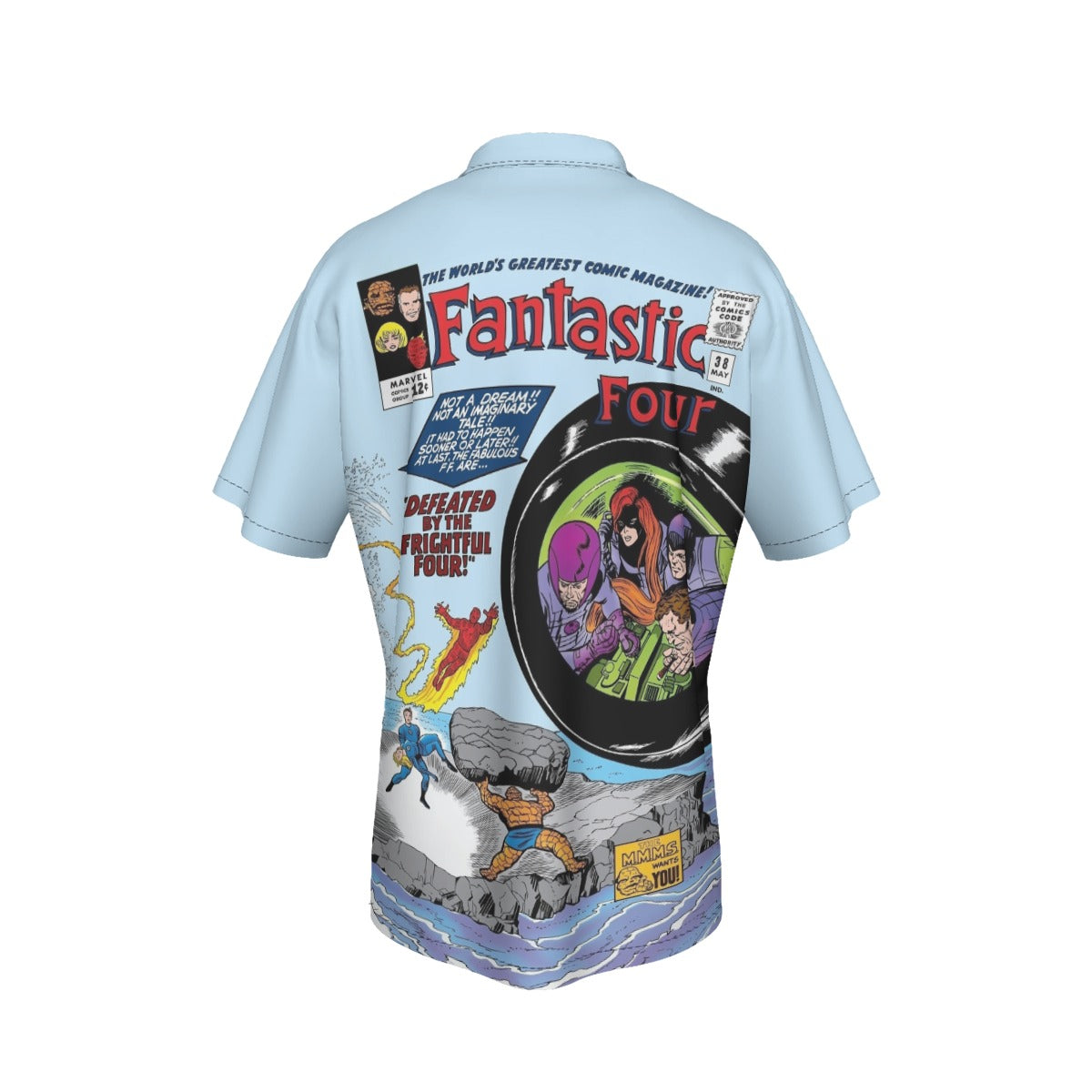 FANTASTIC FOUR 38 ALL OVER PRINT SHIRT AND TANK TOP