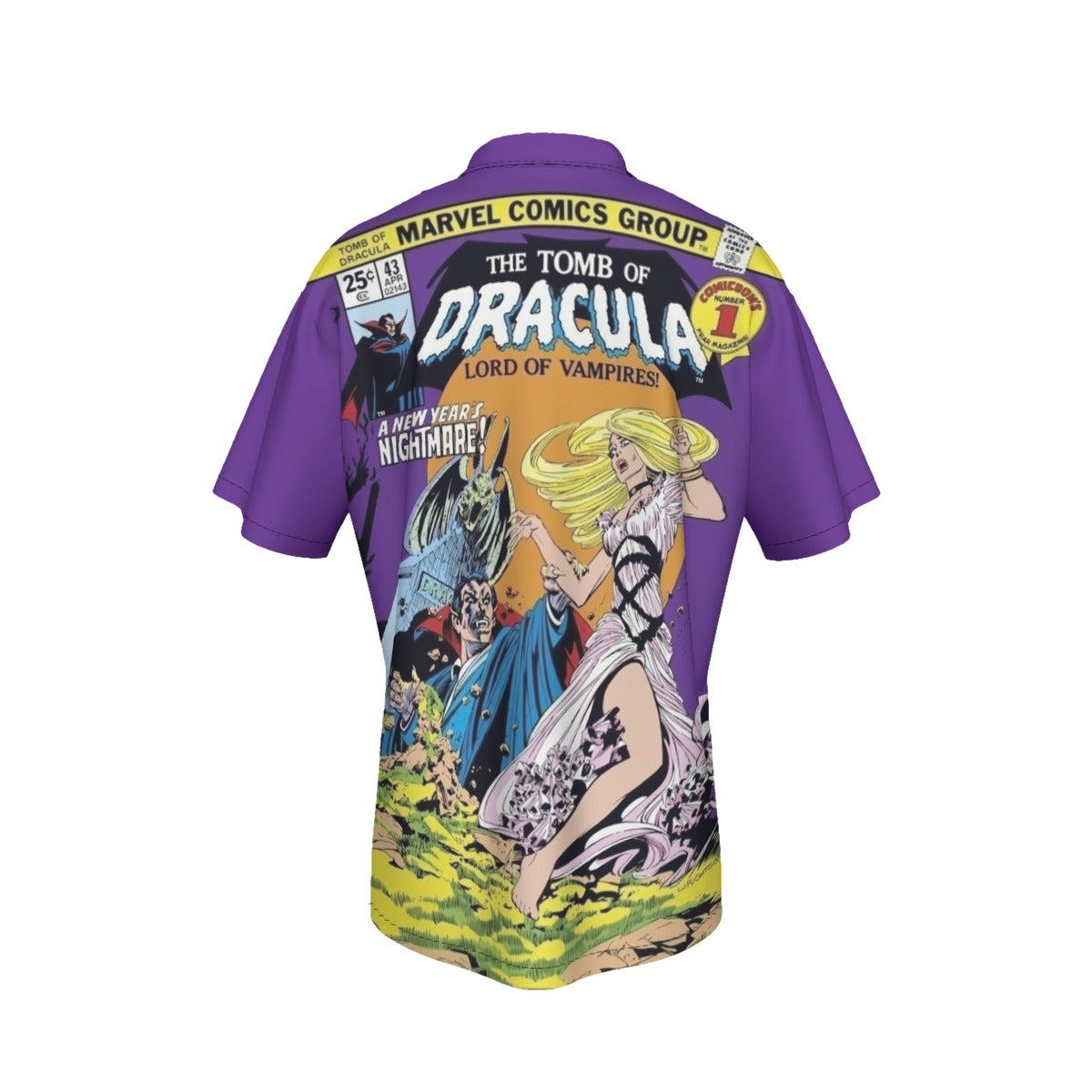 TOMB OF DRACULA 43 ALL OVER PRINT SHIRT AND TANK TOP-BERNIE WRIGHTSON ART