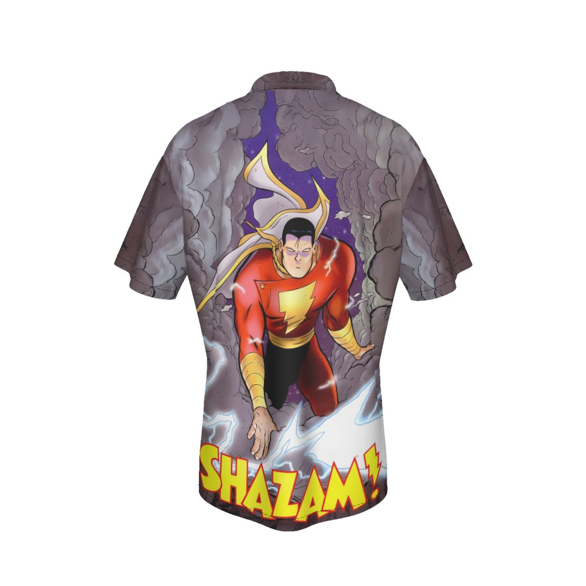 SHAZAM PIN UP ALL OVER PRINT SHIRT AND TANK TOP- KEVIN SMITH ART