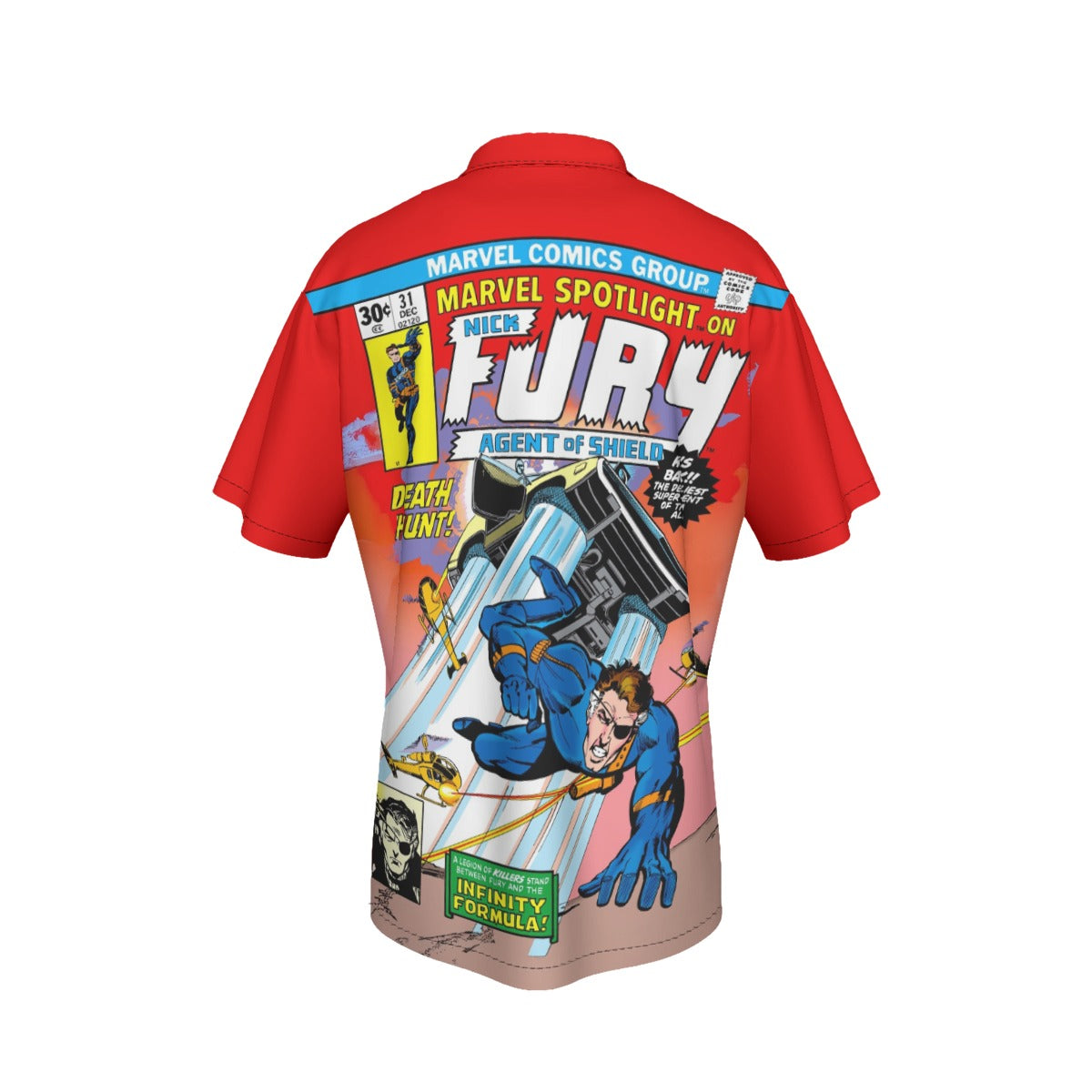 MARVEL SPOTLIGHT 31 ALL OVER PRINT SHIRT AND TANK TOP - NICK FURY