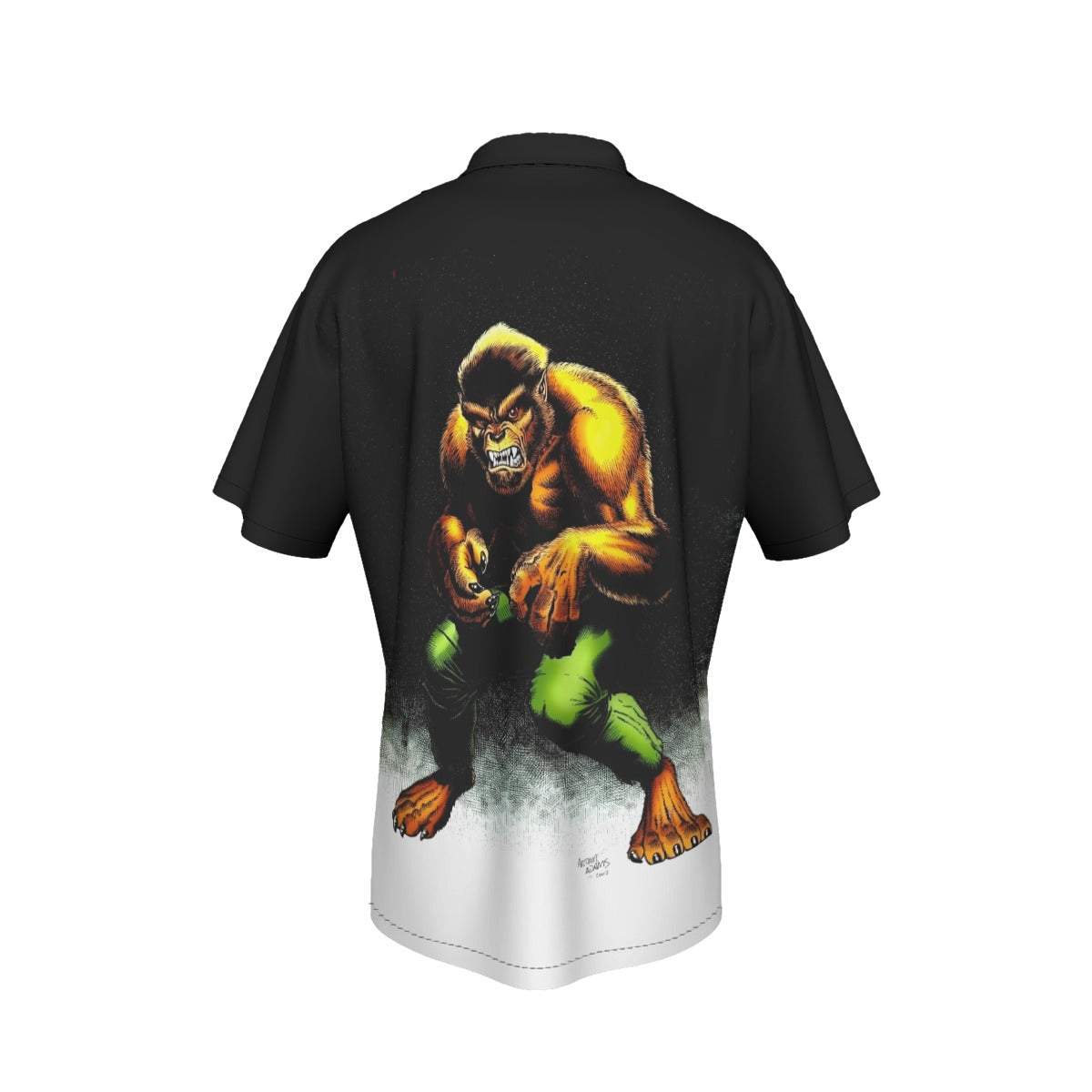 WEREWOLF BY NIGHT PINUP ALL OVER PRINT SHIRT AND TANK TOP -ARTHUR ADAMS ART