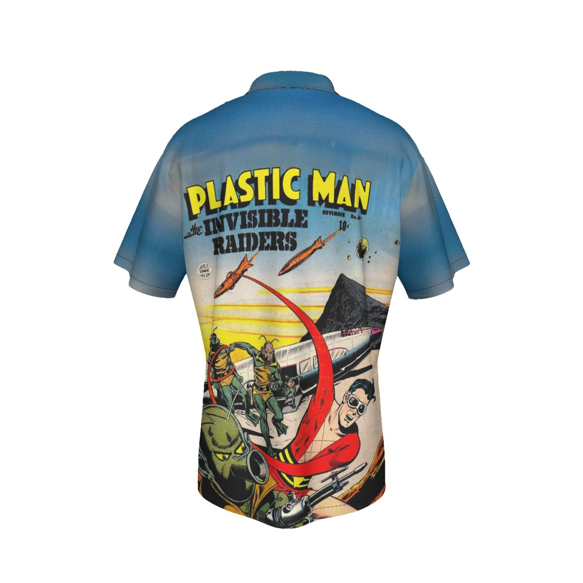 PLASTIC MAN 64 ALL OVER PRINT SHIRT AND TANK TOP